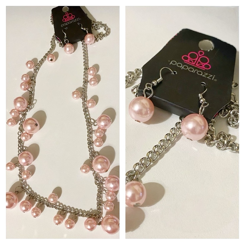 Pink pearly set